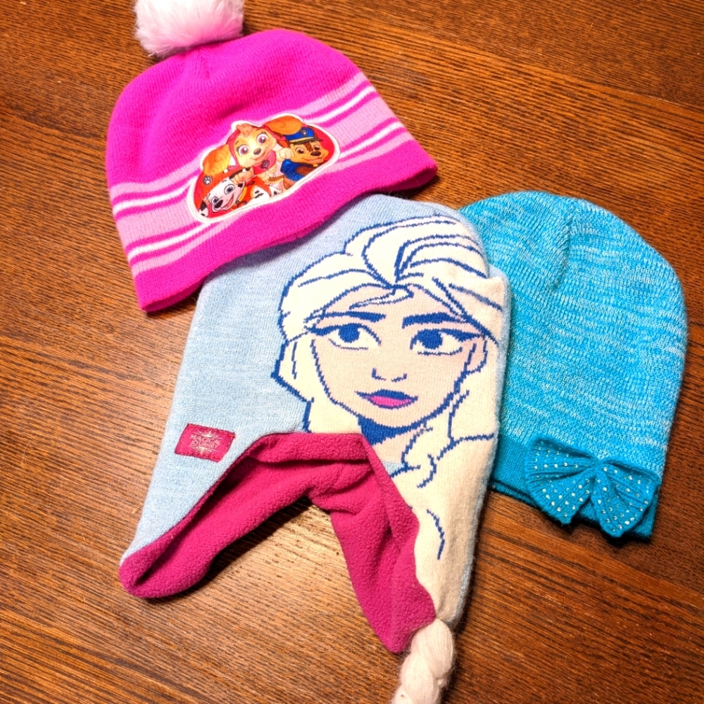 Disney Frozen Paw Patrol Toddler girls winter hats